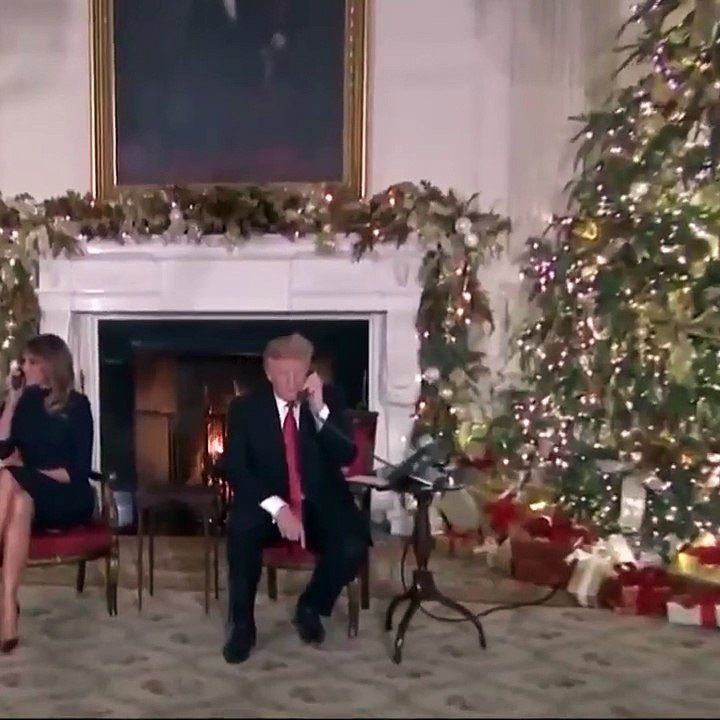 Regardez la grosse gaffe de Donald Trump cette nuit à propos du Père Noël avec un enfant au téléphone