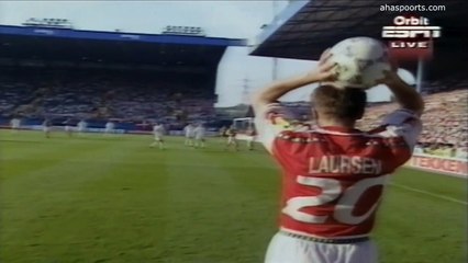 الشوط الثاني مباراة كرواتيا و الدنمارك 3-0 يورو 96