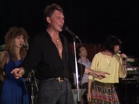 Johnny Hallyday Quelque chose de Tennessee répétitions Bercy 1987