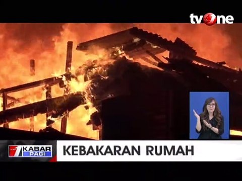 Kebakaran Besar Hanguskan Ratusan Rumah di Sibolga