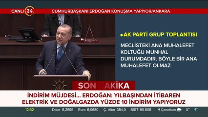 Erdoğan: Bu edep yoksunu kişilerle ana muhalefet politika yapıyor