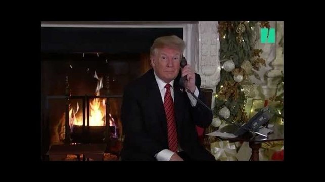 Il n'y a que Trump pour dire cela à un enfant le soir de Noël