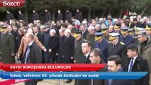 Türkiye Cumhuriyeti’nin ikinci cumhurbaşkanı anılıyor