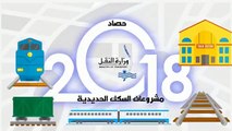 فيديو.. تجديد 53.9 كم سكة حديد والتعاقد على 1300عربة بـ2018