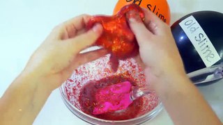 Making Slime with Balloons | Halloween Slime Challenge | Mixing Old Slimes