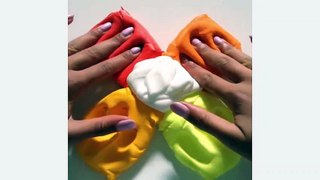 Cute Clay Mixing Slime - Most Satisfying Slime ASMR