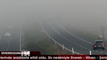 Görüş mesafesi 20 metreye kadar düştü