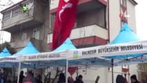 Şehidin Babaevine Türk Bayrağı Asıldı