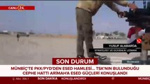 Münbiç'te PKK/PYD'den Esed hamlesi
