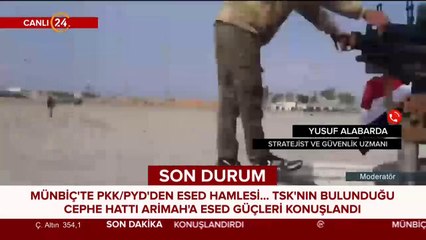 Münbiç'te PKK/PYD'den Esed hamlesi