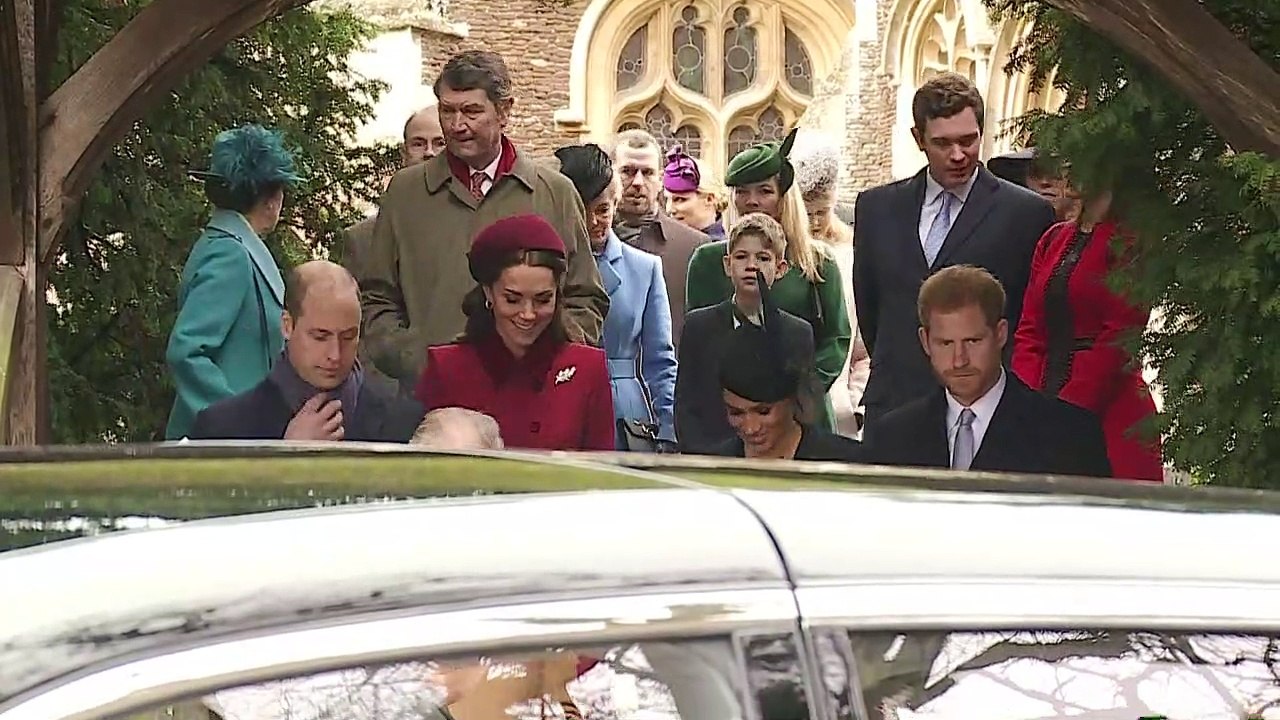 Queen departs Sandringham after Christmas Day church service
