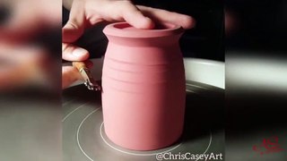 Satisfying POTTERY Compilation #5 | ASMR Pottery