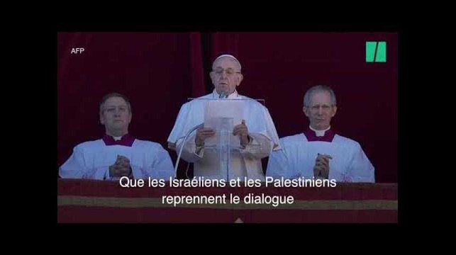 Le pape François prie pour les réfugiés syriens dans son Urbi et Orbi