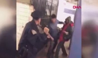 Evsizlere tepki çeken 'cop'lu müdahale