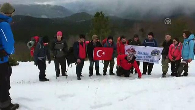 Sarıkamış şehitleri anısına dağın zirvesine yürüdüler - OSMANİYE