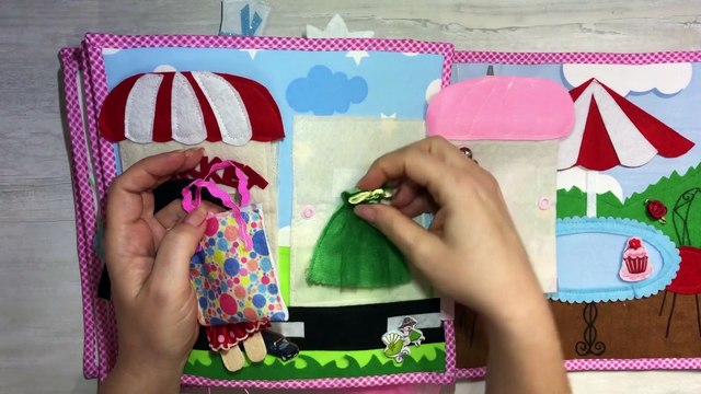 Geleceğin doktoru Lina’ nın bebek evi, dollhouse, quietbook, aktivite kitabı