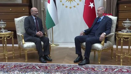 Ürdün Başbakanı ve Savunma Bakanı Omar Al Razzaz, Beştepe'de