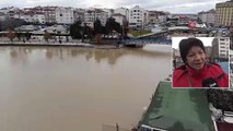 Yoğun Yağış Sonrası Marmara Denizi’ne Akan Çamur Havadan Görüntülendi