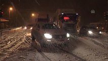 Afyonkarahisar-Antalya Kara Yolu Kar Yağışı Nedeniyle Kapandı