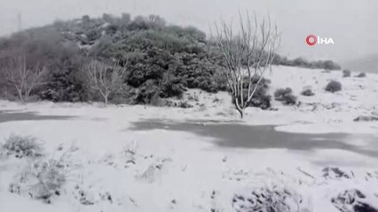 Kırkağaç'ta Kar Yağışı Etkili Oldu