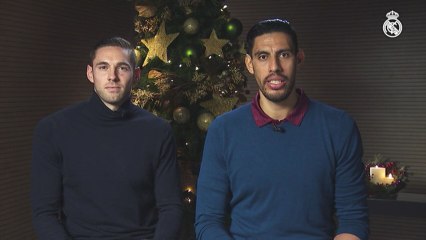 La felicitación navideña de los jugadores del Real Madrid de baloncesto