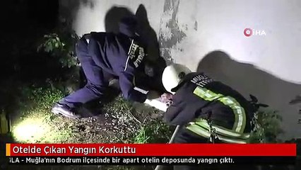 Otelde Çıkan Yangın Korkuttu