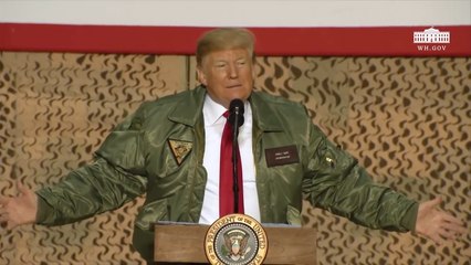 President Trump Goes All The Way To Iraq To Argue Over Border Wall