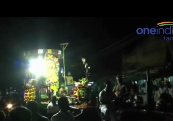 பல்லக்கில் யானை வாகனத்தில் வானவேடிக்கையுடன் ஐயப்பசாமி வீதி உலா- வீடியோ