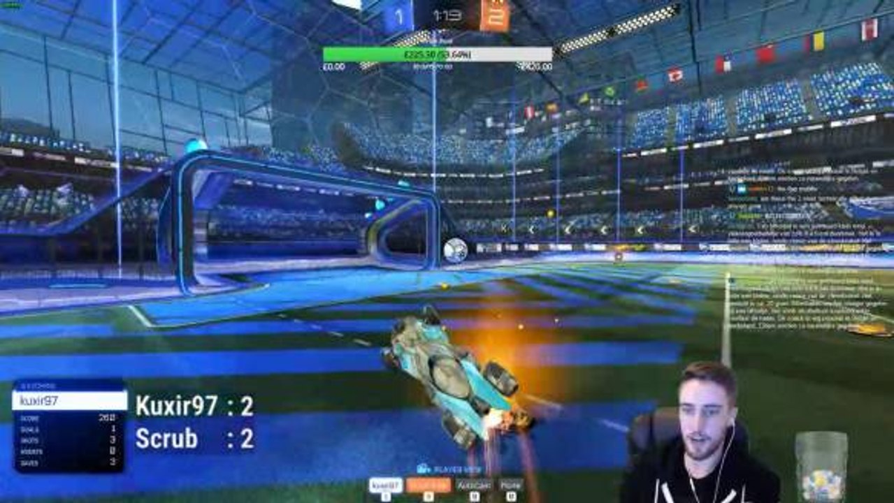 Kuxir97 is so good he can fake like he missed an air dribble and still crush it