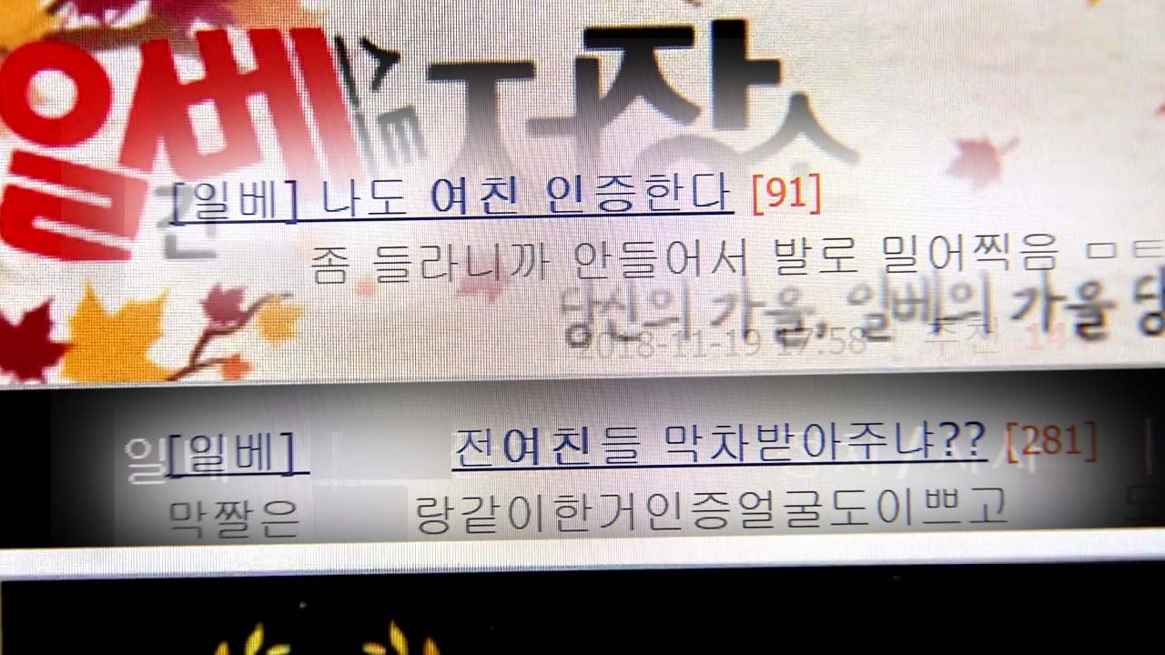 '여친 인증 사진 유포' 일베 회원들 덜미 / YTN