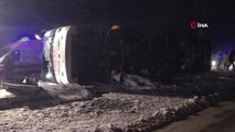 Kırşehir'de Otobüs Devrildi: 3 Kişi Öldü, 35 Kişi Yaralandı