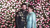 Rajeev Thakur With His Wife At Kapil Sharma Wedding Reception Party In Mumbai