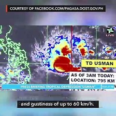 Скачать видео: Tropical Depression Usman brings rain to Visayas, Mindanao | Midday wRap