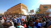 Sudanese police fire tear gas to block protest march