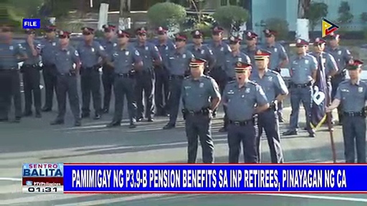 Pamimigay ng P3.9-B pension benefits sa INP ret...