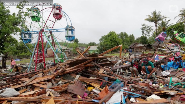 Indonesian Rescuers Use Drones To Search For Survivors