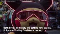 There's New Pokemon Card Decks For Brock And Misty