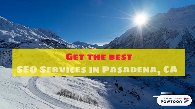 SEO Services Pasadena in California