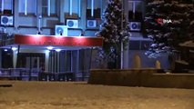 Uşak’ta İzmir - Ankara Karayolu Kar Yağışı Nedeni İle Yer Yer Trafiğe Kapandı
