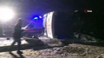 Kırşehir'de Otobüs Devrildi 3 Kişi Öldü, 35 kişi Yaralandı
