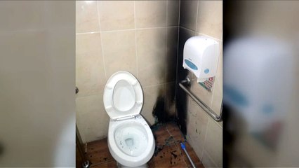 "신 내림 받았다" 상가 화장실에 불 지른 20대 입건 / YTN