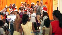 VIDYUT JAMMWAL TURNS SANTA FOR CHRISTMAS UNDERPRIVILEGED KIDS AT SMILE FOUNDATION। BOLLYWOOD