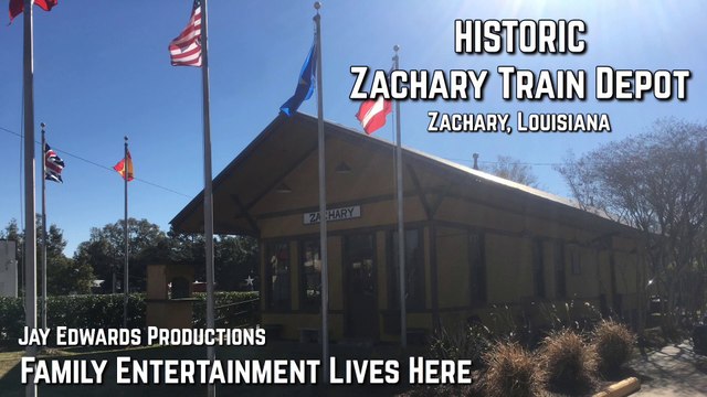 Historic Train Depot in Zachary, Louisiana