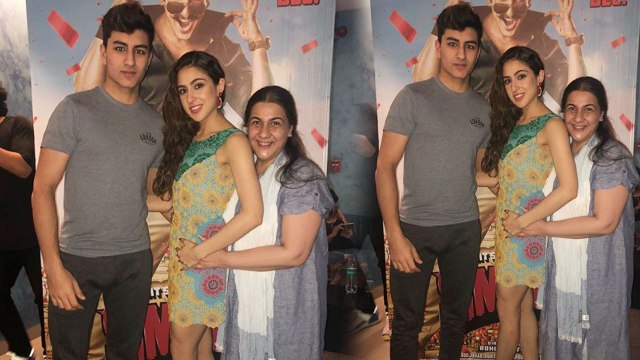 Sara Ali Khan's mother Amrita Singh attends Simmba Screening without Saif Ali Khan | FilmiBeat