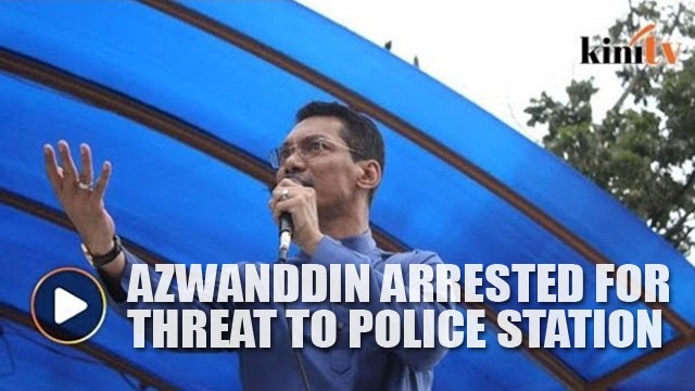 Azwanddin arrested for threat to attack police station