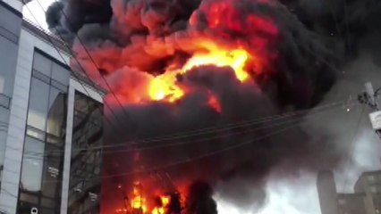 서울 청담동 공사장에서 불...소방관 1명 부상 / YTN