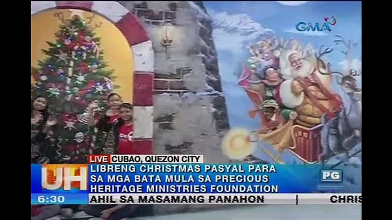 Unang Hirit: Indoor Christmas pasyalan sa Cubao, bisitahin!