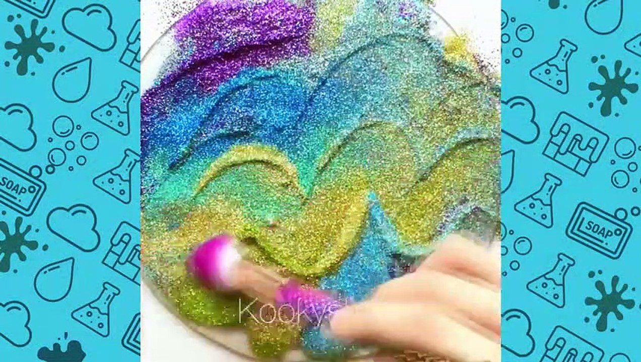 MOST SATISFYING GLITTER SLIME VIDEO  l Most Satisfying GLITTER Slime ASMR Compilation 2018
