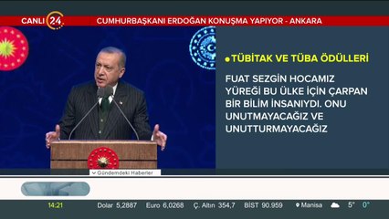 TÜBİTAK ve TÜBA ödül töreni