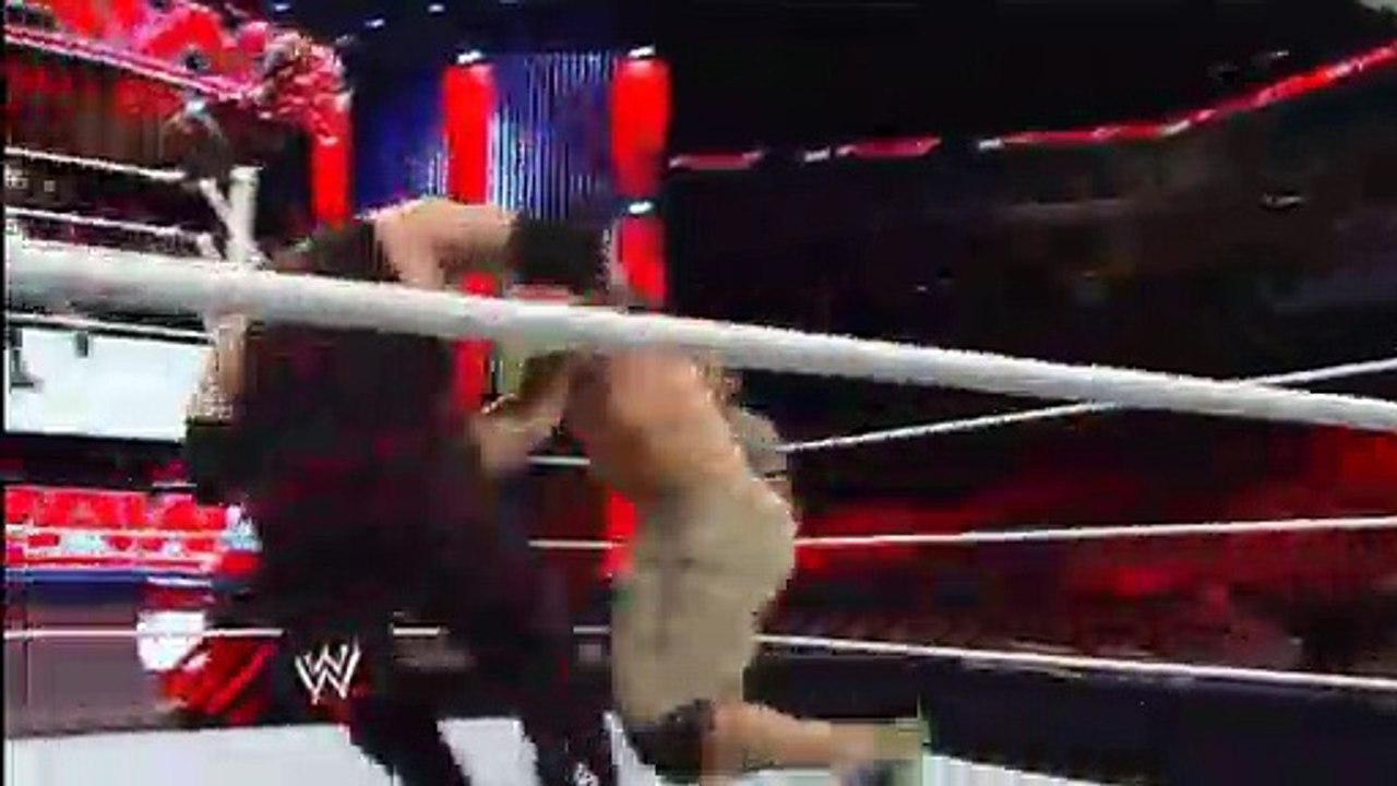 Kane vs John Cena - Raw 2015